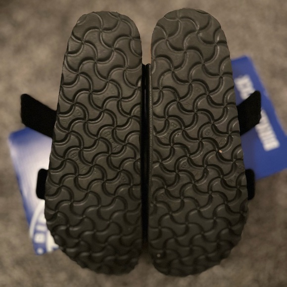 BIRKENSTOCK Arizona Big Buckle Slide Sandals in Black SIZE 7 - 7 1/2 (38) - Picture 12 of 13